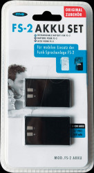 40755 Wireless intercom battery set, FS-2.1