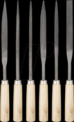 M59 Assortment of files, key files, 170 mm, 6 pieces