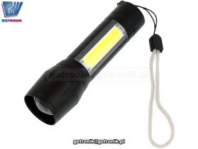 Latarka LED z regulacjÄ ZOOM aluminiowa