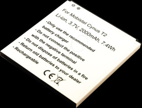 10395 Smartphone battery for Mobistel devices, Li-Ion, 2000 mAh