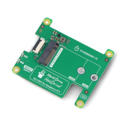 Pineboards HatDrive! Top Lite - adapter NVMe 2230, 2242 do Raspberry Pi 5