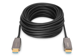 Kabel połączeniowy hybrydowy AOC HDMI 2.1 Ultra High Speed 8K 60Hz UHD HDMI A-HDMI A M-M czarny 10m AK-330126-100-S