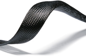 Plastic braided sleeve, inner Ø 20 mm, range 12-32 mm, black, halogen free, -50 to 150 °C, 170-00200