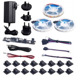 BIQU RGB Upgrade Kit - inteligentne podświetlenie LED do drukarek 3D Bambu Lab X1/P1/P2S