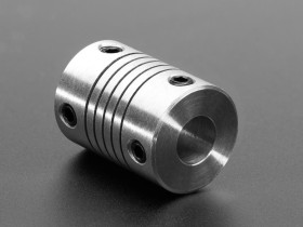 Adafruit Aluminum Flex Shaft Coupler - 5mm to 8mm