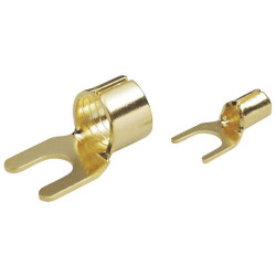 TruComponents T2010C303 U Terminal 1.5-2.5mm&#xB2; Dia3.2mm Blue 25pieces