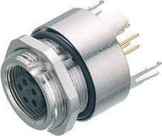 binder 09 0404 35 02-20 Złącze żeńskie kołnierzowe złącze żeńskie proste, złącze żeńskie z kołnierzem Seria: 712 Łączna