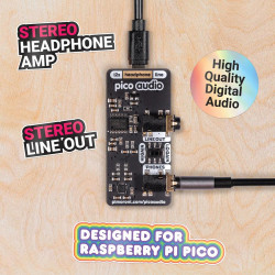 Pimoroni Pico Audio Pack (Line-Out and Headphone Amp) - PIM544