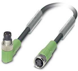 Kabel do czujników/elementów wykonawczych Phoenix Contact SAC-3P-M 8MR/1,5-PUR/M 8FS 1682045, złącze żeńskie M8, proste,