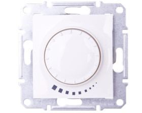 Sedna Ściemniacz przyciskowo-obrotowy 60-500VA kremowy SDN2200523