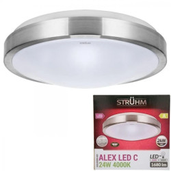 Lampa sufitowa plafon ALEX LED LED 24W 4000K 03564 STRUHM