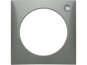 Integro Ramka 1 pojedyncza z soczewką szary połysk 919872506 HAGER