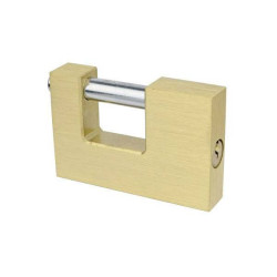 Br&#xFC;der Mannesmann M41360 Padlock 60 mm Keyed-Alike Gold EU Cylinder