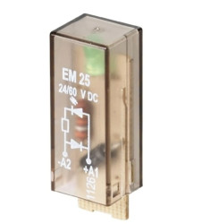 Moduł sygnalizacyjny z diodą wsteczną RIMI-I 2 6/24VDC GN /10szt./ 8869600000