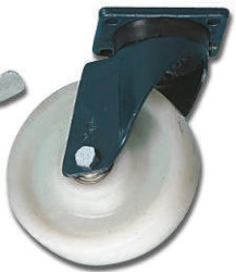 Koło samonastawne średnica kabla 200mm Płyta LAG 1000kg wysokość całkowita 251mm