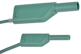 975163104, PVC, 10A, 1000V ac/dc, kolor: Zielony, dł. 1m, -15 → +70°C, Hirschmann Test & Measurement