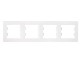 ASFORA Ramka poczwórna pozioma biała EPH5800421