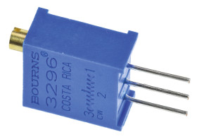 Potencjometr dostrojczy 1kΩ THT 0.5W 25 -zwoje Regulacja górna 2,19 mm