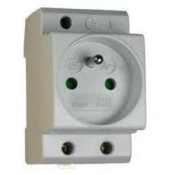 Gniazdo G380 2P+Z na szynę TH35 SN216 HAGER