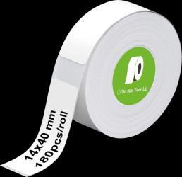 6311 Label roll, 14 mm x 40 mm, 180 labels, white