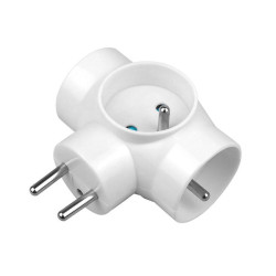 Rozgałęźnik sieciowy R-31 3xGN biały ZU 230V CB-14586