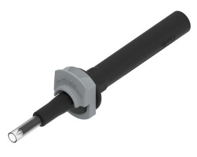 Próbnik, typ końcówki: Wąski, rozmiar: 4mm, 1kV, 500mA, Czarny
