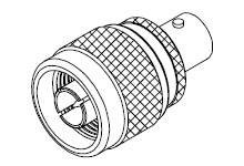 Adapter Molex 733861080 złącze męskie N - złącze żeńskie BNC 1 szt.