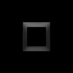 Ramka pojedyncza karton-gips czarny mat DRK1/49 Kontakt Simon54