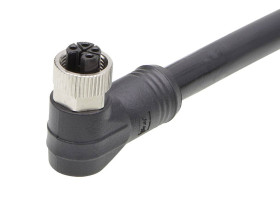 Molex 1205000335 Złącze konfekcjonowane czujnika/aktuatora złącze żeńskie kątowe 1 m Ilość pinów: 4 1 szt. torba