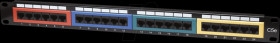 513678 Patchpanel, 24-Port, Cat5e, 1 HE