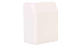 Pokrywa Końcowa Lhd 25X15mm Biała 8691