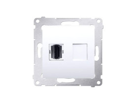 SIMON 54 Gniazdo HDMI białe DGHDMI.01/11 KONTAKT SIMON