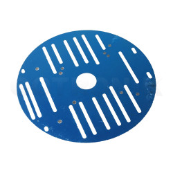 Podwozie aluminiowe 2WD do budowy robota