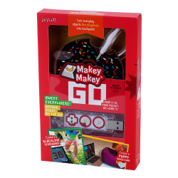 Makey Makey GO Includes Case with Magnet, Croc Lead, Keyring &amp; Instruction Guide
