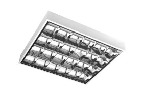 Oprawa nasufitowa rastrowa RASTRO LED 4x60 T8 LED-J,G13 IP20 biały 610x610x72mm GT-LE060JN-01