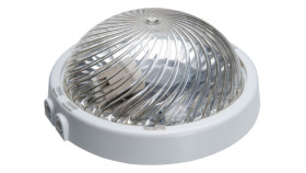 Oprawa Trio, E27 Z Czujnikiem Ruchu, 75W, Biała-Polipropylen, 2Xdławik, Klosz...