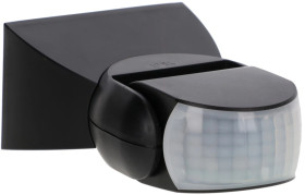 Czujnik ruchu i zmierzchu Steinel IS-1 czarny 500W IP54 120 stopni maks. 10m 230V / tworzywo sztuczne ST600419