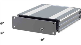 Obudowa Urządzeń Elektronicznych, Aluminiowa, Srebrny, 160 X 108.5 X 30Mm, Rs...