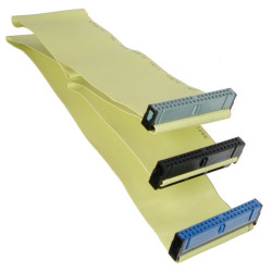 Kabel HDD ATA100/133 płaski 3k. dysków twardych ATA 60cm ICIDU