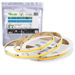 Taśma LED COB cyfrowa WS2811 420 chips 24V 11W 77lm/W ciepła 3000K CRI90+ IP54 - ED00031530 /odcinki po 5 m/