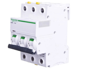 Wyłącznik nadprądowy 3P D 4A 6kA AC iC60N-D4-3 A9F05304