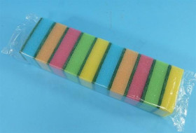 GĄBKA DO MYCIA NACZYŃ 5x8x2,5cm (10szt)