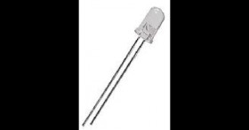 LED - 5mm WHITE round top