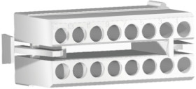 Adapter złącza 16-pinowe 2-rzędowe raster: 4.95mm TE Connectivity Męski Montaż na kablu Commercial MATE-N-LOK Obudowa