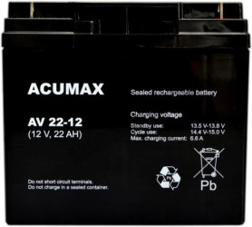 Akumulator VRLA AGM 12V 22Ah (żywotność 6-9 lat) AV22-12