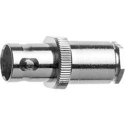 Teleg&#xE4;rtner 100027517 BNC Connector Socket straight 75 &#x3A9; bayonet 1pc