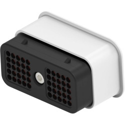 Socket housing, black, 50 poles, for DRC series, DRC26-50S09