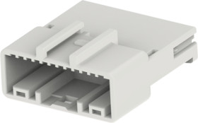 Plug, unequipped, 24 pole, straight, 2 rows, natural, 1473413-1