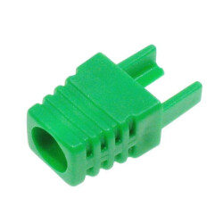 Odgiętka wtyku RJ45 8P8C Ethernet, zielona, do przewodu sieciowego