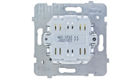 Karo Przycisk Podwójny Zwierny Srebrny Perłowy Łp-17S/M/43